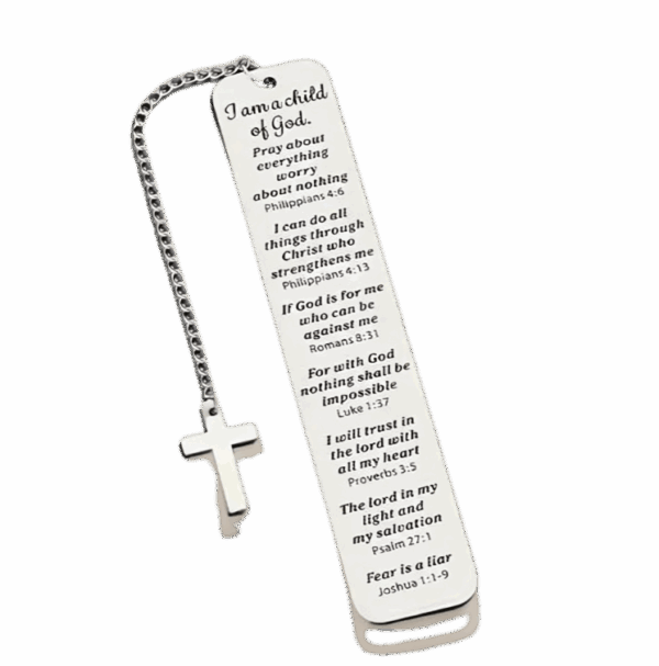 Christian Bible Verse Bookmark - I Am A Child Of God