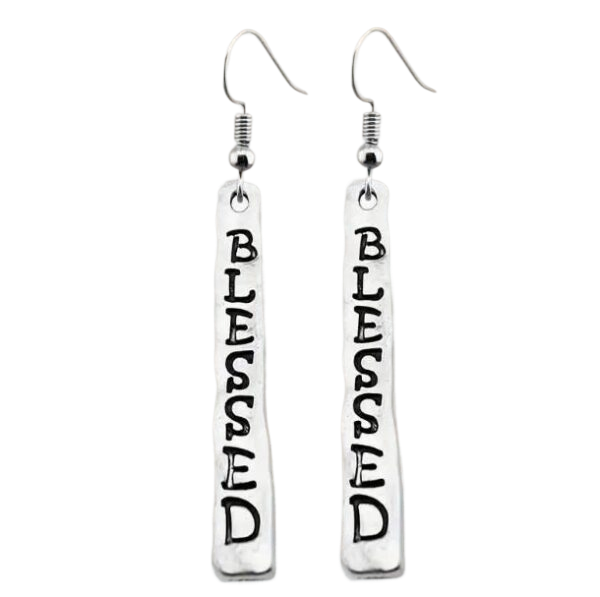 Christian Earrings - Blessed
