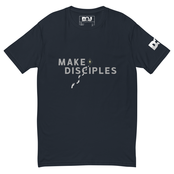 black crewneck t-shirt Make Disciples - Unisex