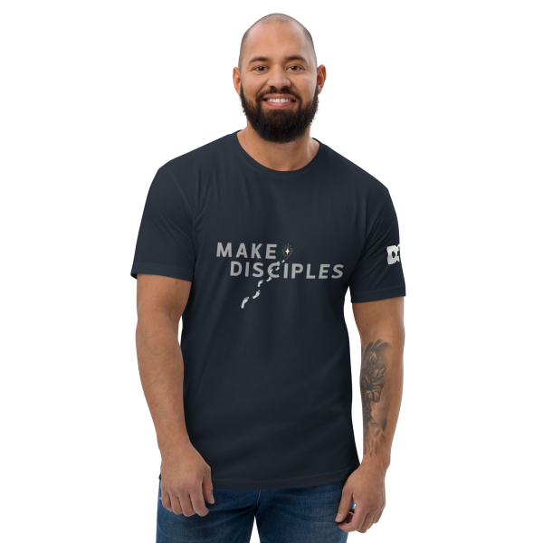 Midnight Navy crewneck tee- unisex - Make Disciples