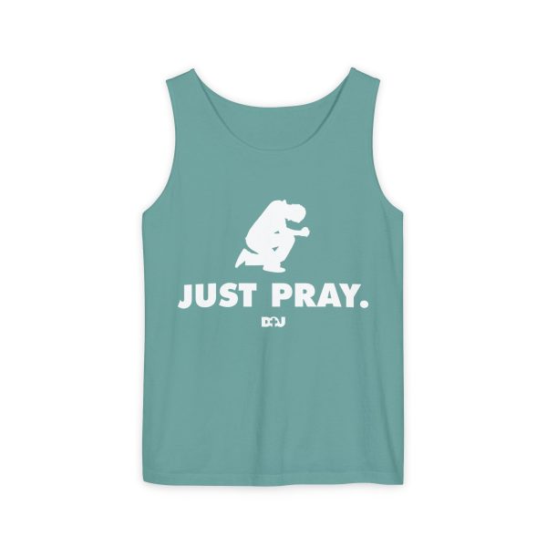 Unisex Tank Top, Just Pray Graphic Tank, Summer Beachwear, Casual Fitness Wear, Inspirational Clothing, Gift for Him/Her