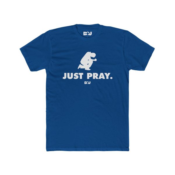 Solid Cool BlueUnisex Cotton Shirt