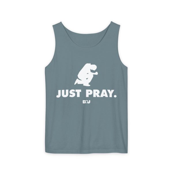 Unisex Tank Top, Just Pray Graphic Tank, Summer Beachwear, Casual Fitness Wear, Inspirational Clothing, Gift for Him/Her