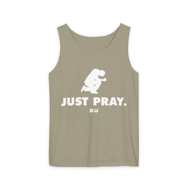 Unisex Tank Top, Just Pray Graphic Tank, Summer Beachwear, Casual Fitness Wear, Inspirational Clothing, Gift for Him/Her