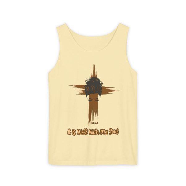 Spiritual Wellness Tank Top - It is Well With My Soul, Women's Apparel, Inspirational Gift, Summer Style, Faith-Based Fashion