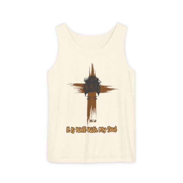 Spiritual Wellness Tank Top - It is Well With My Soul, Women's Apparel, Inspirational Gift, Summer Style, Faith-Based Fashion