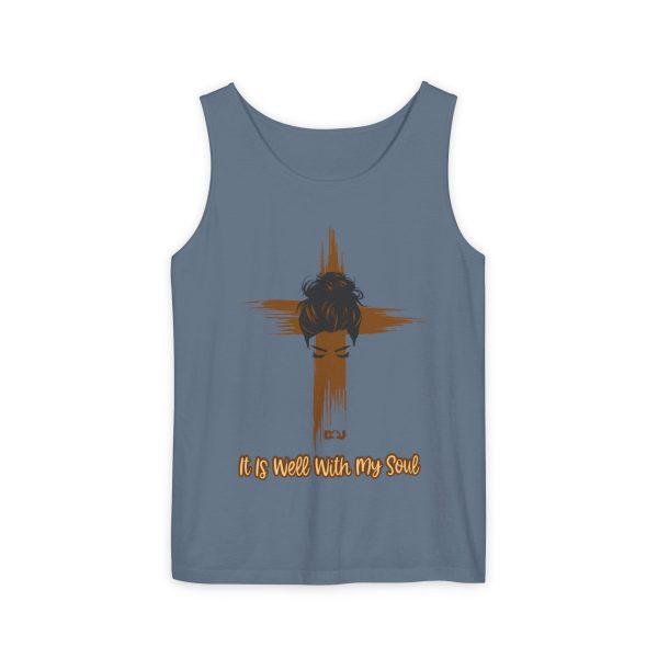 Spiritual Wellness Tank Top - It is Well With My Soul, Women's Apparel, Inspirational Gift, Summer Style, Faith-Based Fashion