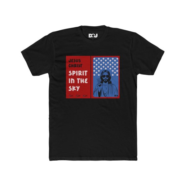 Spirit In The Sky Unisex Cotton Shirt Retro Black