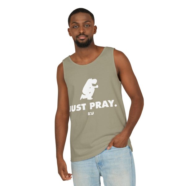 Unisex Tank Top, Just Pray Graphic Tank, Summer Beachwear, Casual Fitness Wear, Inspirational Clothing, Gift for Him/Her