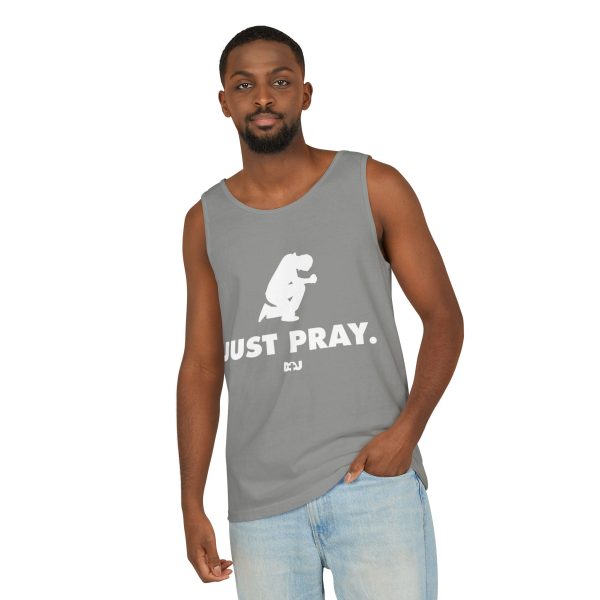 Unisex Tank Top, Just Pray Graphic Tank, Summer Beachwear, Casual Fitness Wear, Inspirational Clothing, Gift for Him/Her
