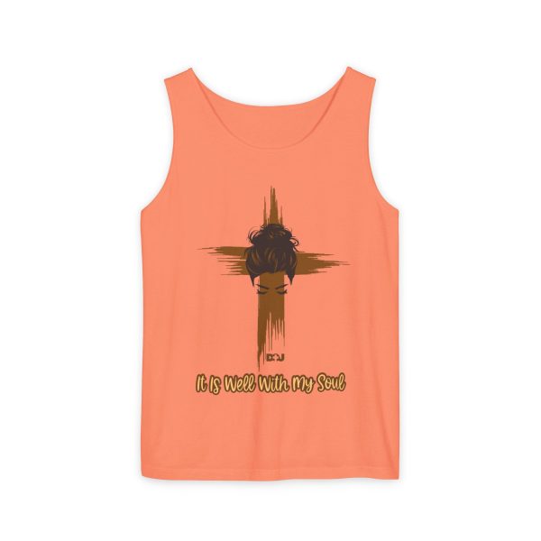 Spiritual Wellness Tank Top - It is Well With My Soul, Women's Apparel, Inspirational Gift, Summer Style, Faith-Based Fashion