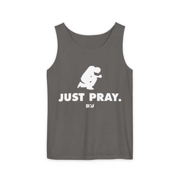 Unisex Tank Top, Just Pray Graphic Tank, Summer Beachwear, Casual Fitness Wear, Inspirational Clothing, Gift for Him/Her