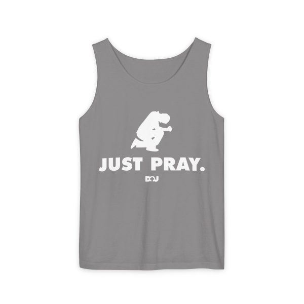 Unisex Tank Top, Just Pray Graphic Tank, Summer Beachwear, Casual Fitness Wear, Inspirational Clothing, Gift for Him/Her
