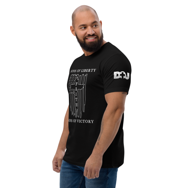 oft cotton blend short-sleeve shirt - Black - America