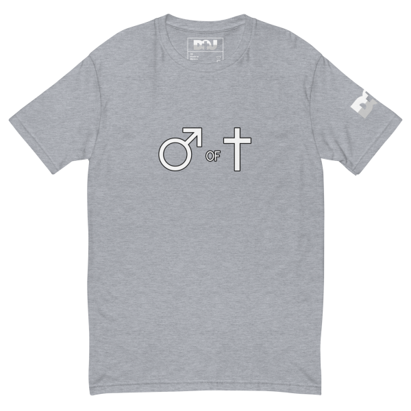 Heather Grey t-shirt, soft crewneck, Christian Apparel - Unisex