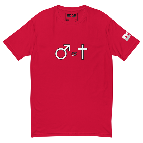 Red t-shirt, soft crewneck, Christian Apparel - Unisex