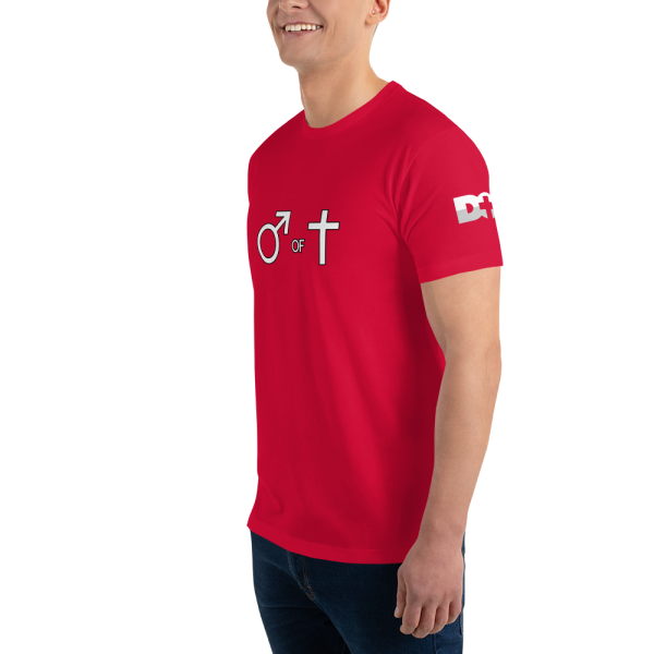 Red soft crewneck tee