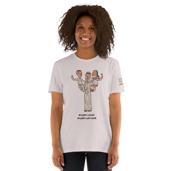 Unisex Soft Cotton Tee Ice Grey
