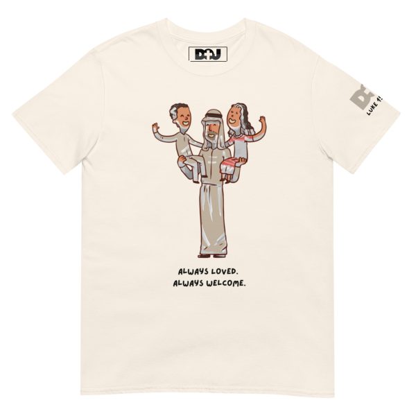 Unisex Soft Cotton Tee Natural