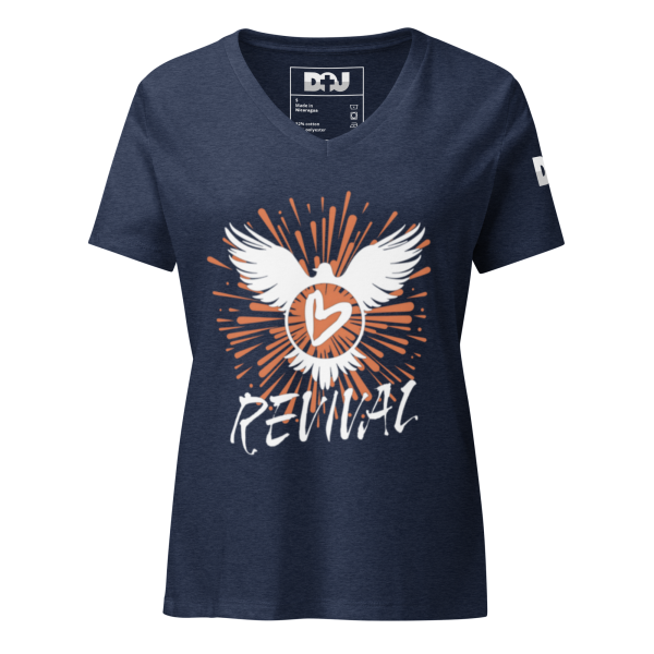 2025 Pentecost Revival - Women's Relaxed V-Neck Tee!
